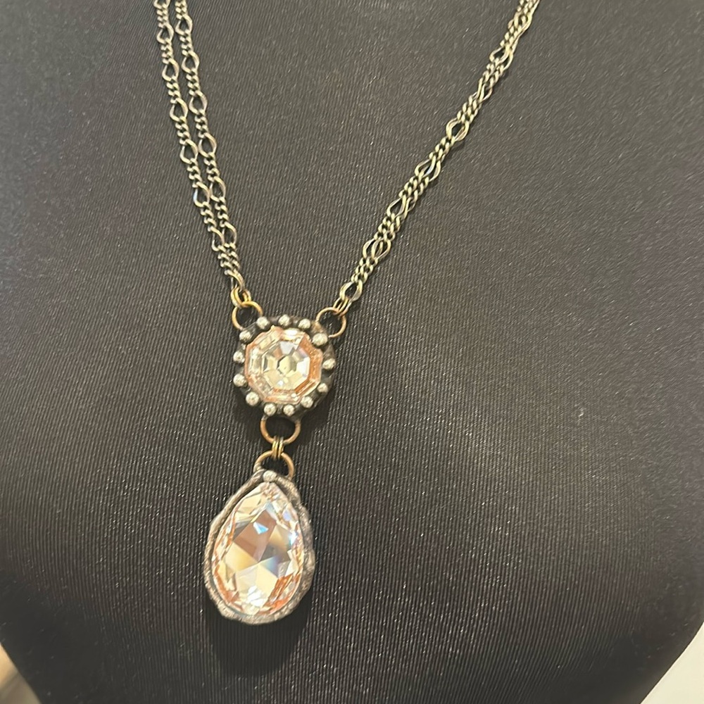 Vintage mixed metal necklace